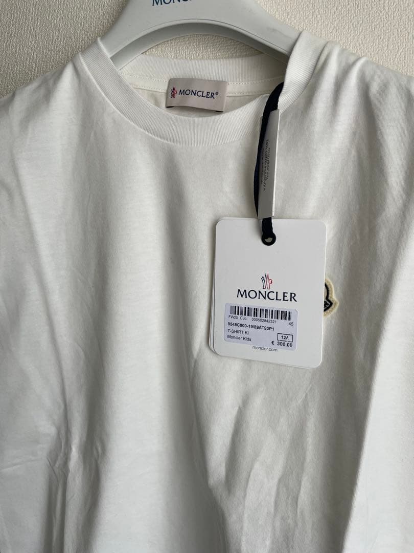 【新品】新作！MONCLER Tシャツ　ホワイト&ネイビー2枚セット