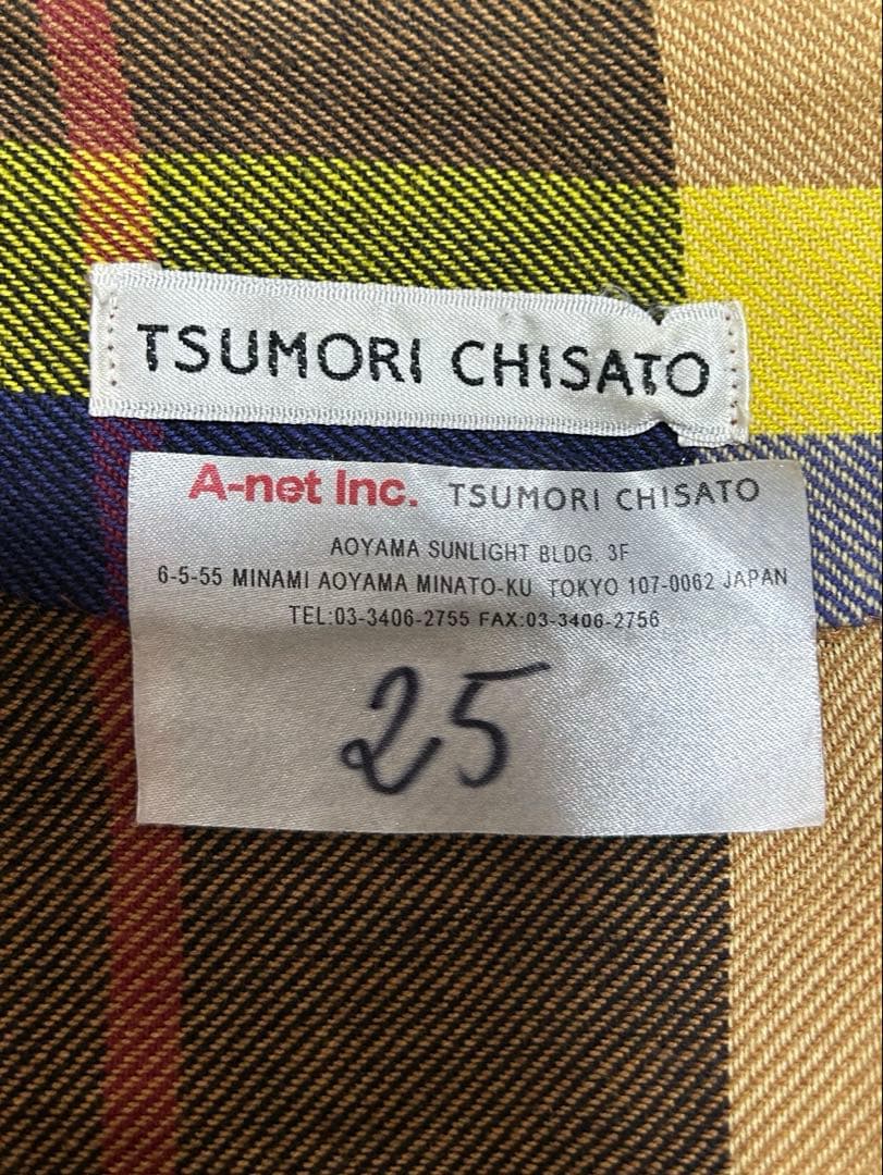 ツモリチサト tsumori chisato マドラスチェック上着