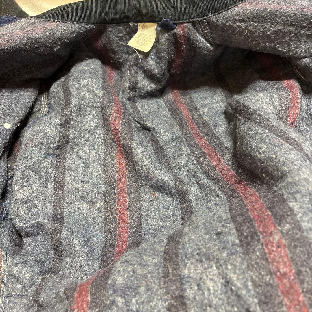 美品　90's CARHARTT ジャケット　ネイビー