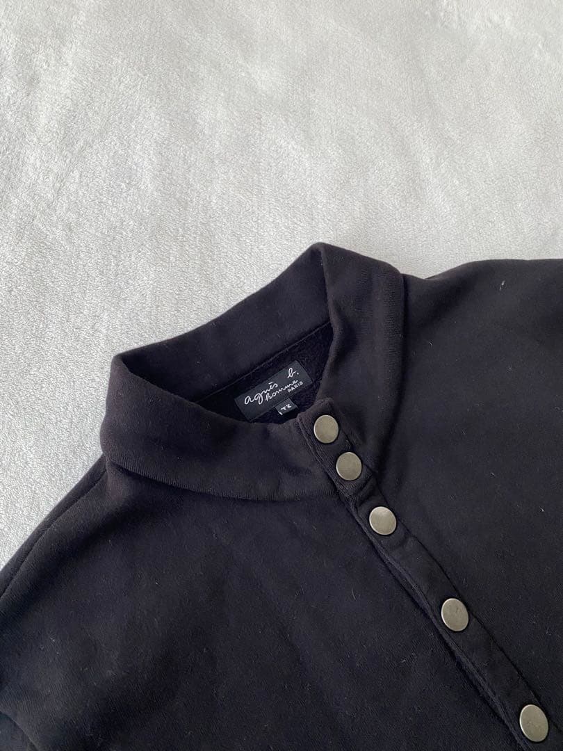 agnes b homme カーディガンプレッション スナップボタン