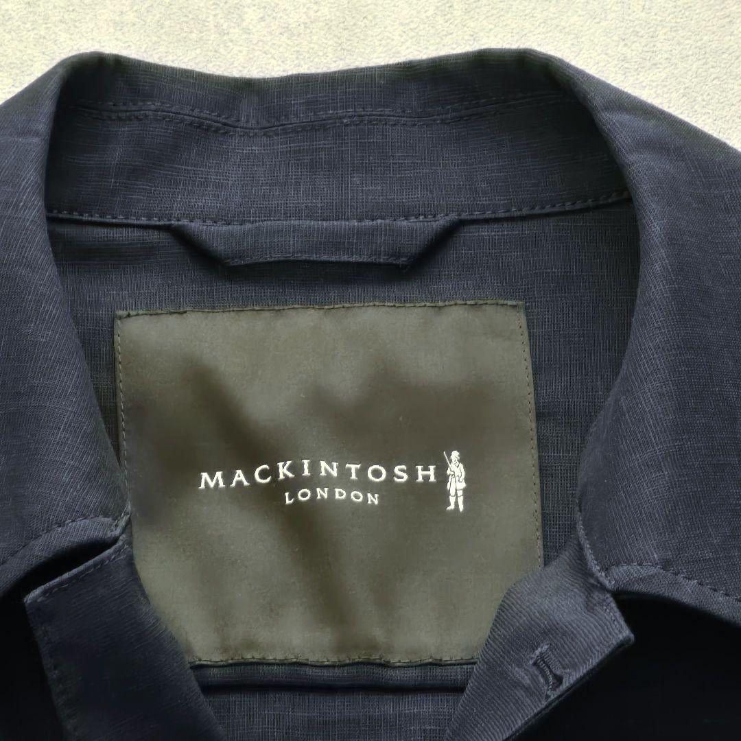 未使用級 MACKINTOSH LONDON リネン混 ジャケット 38 高級