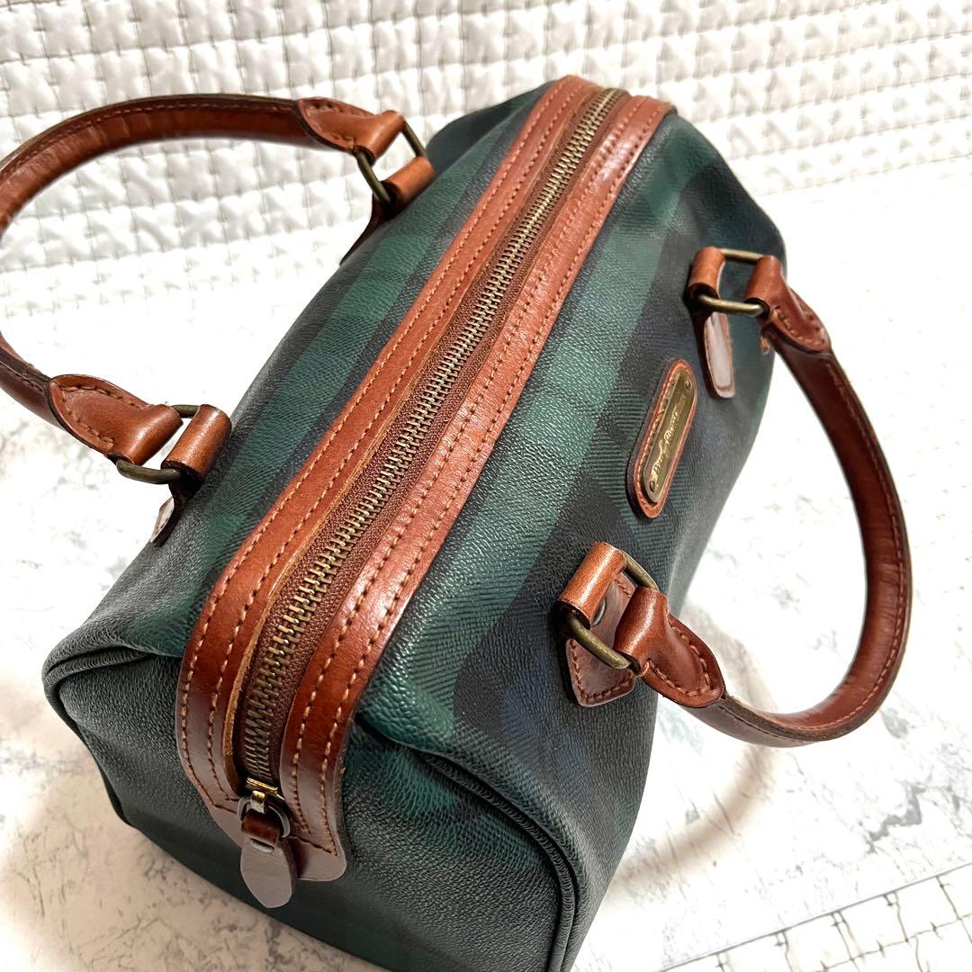 美品 Ralph Lauren ラルフローレン ボストンバッグ ブラックウォッチ