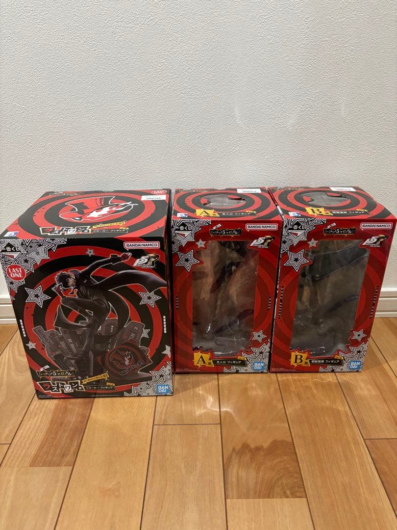 一番くじ ペルソナ5 ラストワン　ジョーカー　主人公　明智吾郎 フィギュアA B