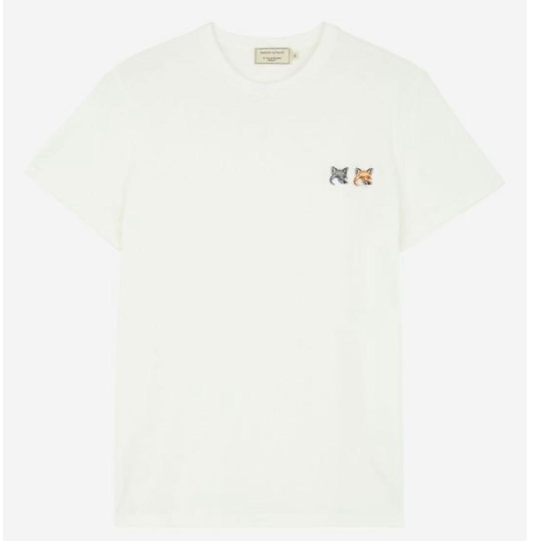 MAISON KITSUNÉ ダブルフォックスヘッド 半袖Tシャツ