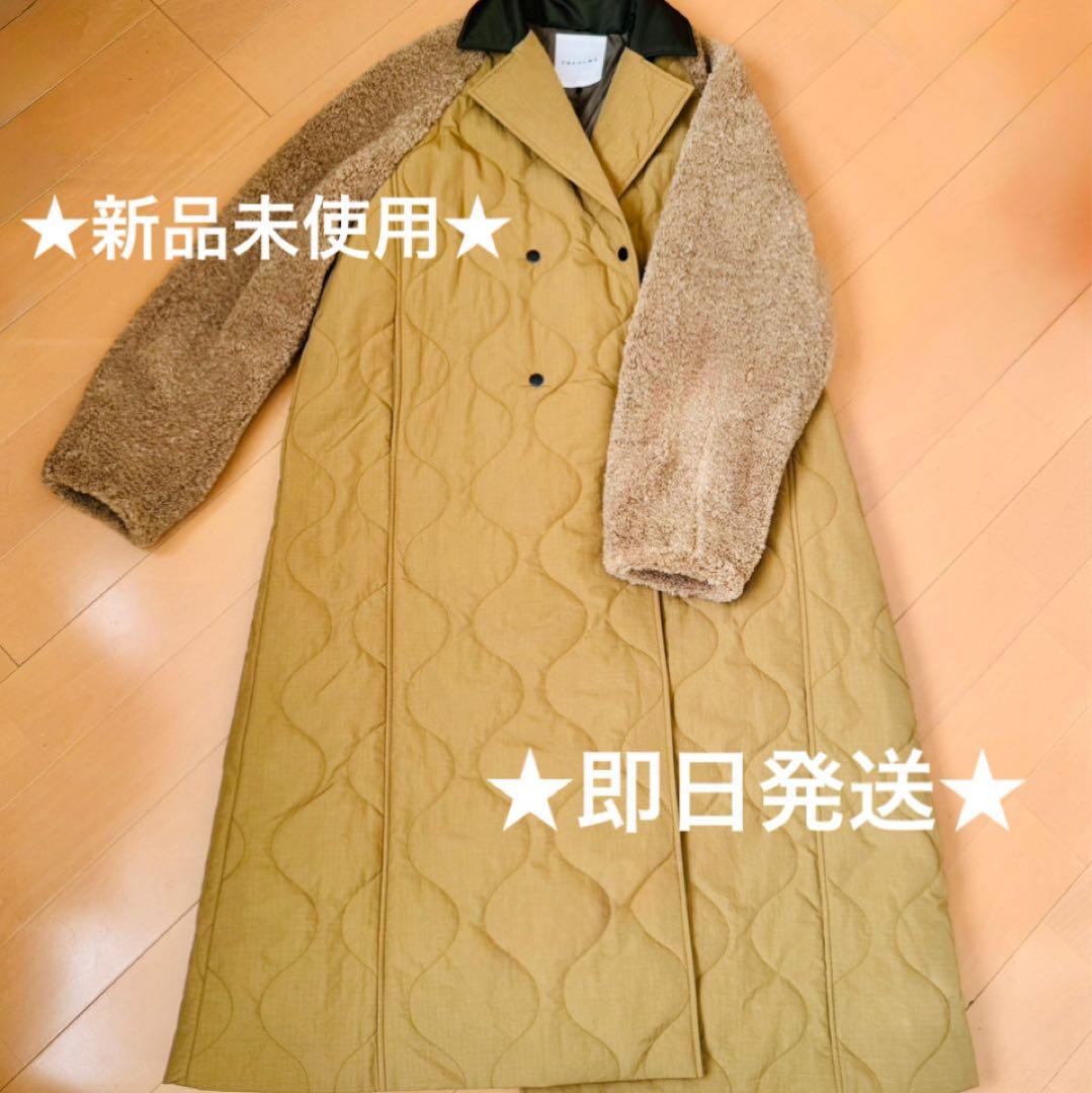★キルティングコート★軽い★異素材ミックス★人と被らない★Mサイズ★