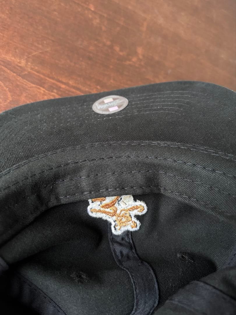 STUSSY BEAR WALK CAP ステューシー キャップ ブラック 熊