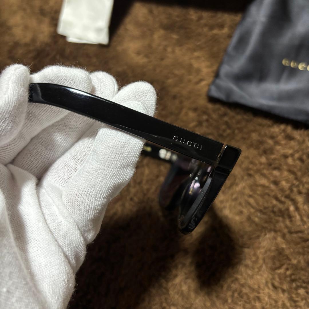 GUCCI ブラック サングラス ケース付き　度あり