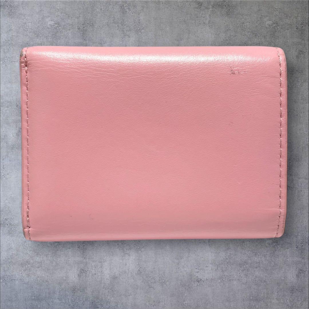 DIESEL ディーゼル 1DR 三つ折り財布 ピンク コンパクト Wallet