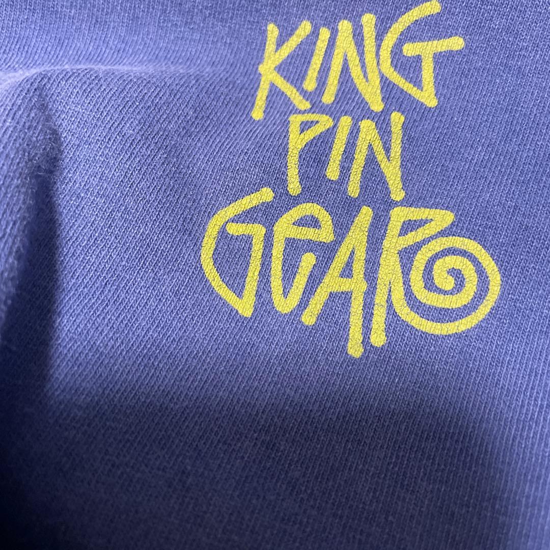T*K様 レア　80's 黒タグ　stussy キングピン　ネイビー　XL