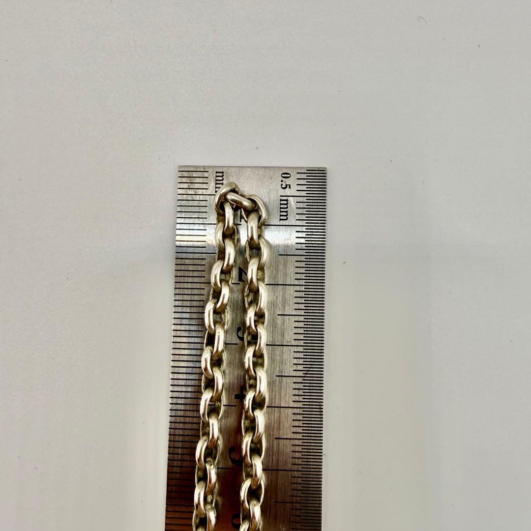 SAAD シルバー925楕円チェーン　45センチ