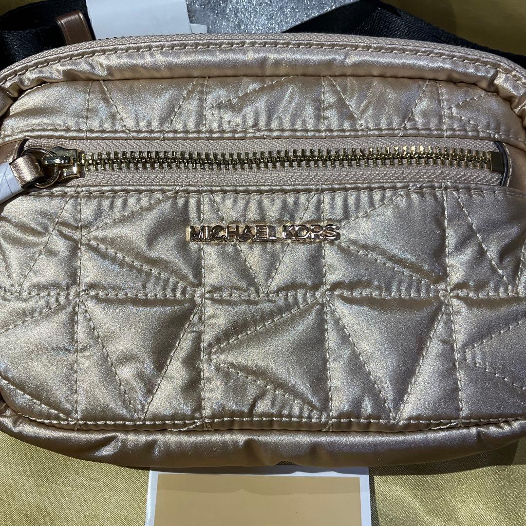 MICHAEL KORS ウエストポーチ　ゴールド　新品