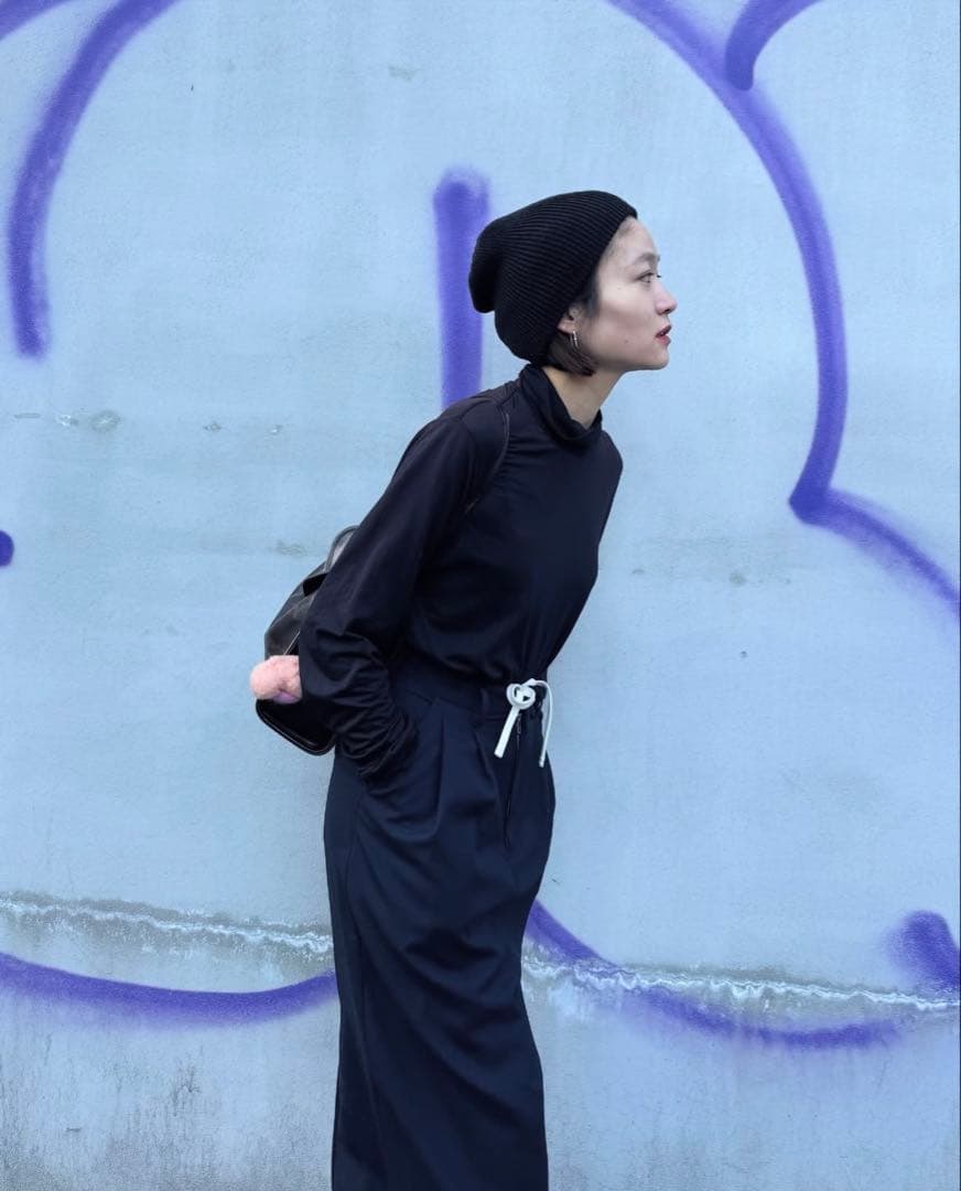 新品 HOLIDAY WOOL DRAWSTRINGS 2TUCK SKIRT