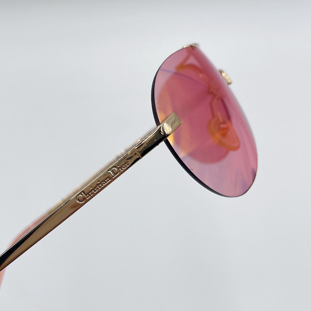 小物 Dior Rimless Sunglasses Y2K pink m689