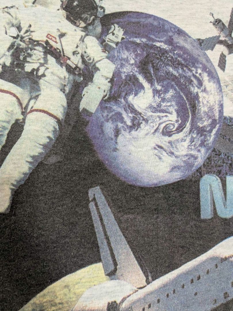 90s USA製 NASA 宇宙飛行士 Tシャツ シングルステッチ コピーライト