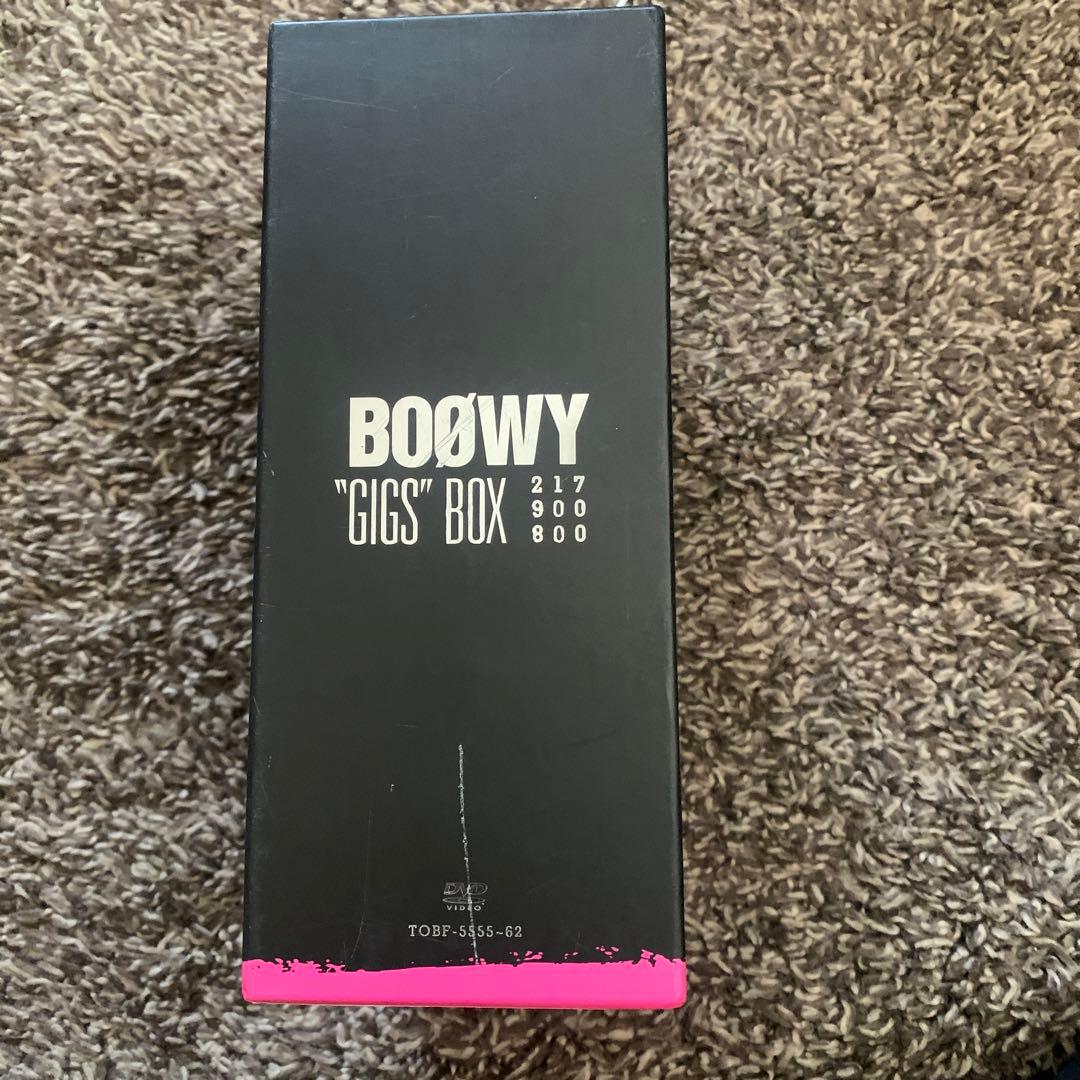 BOOWY GIGS BOX 8枚組 DVD