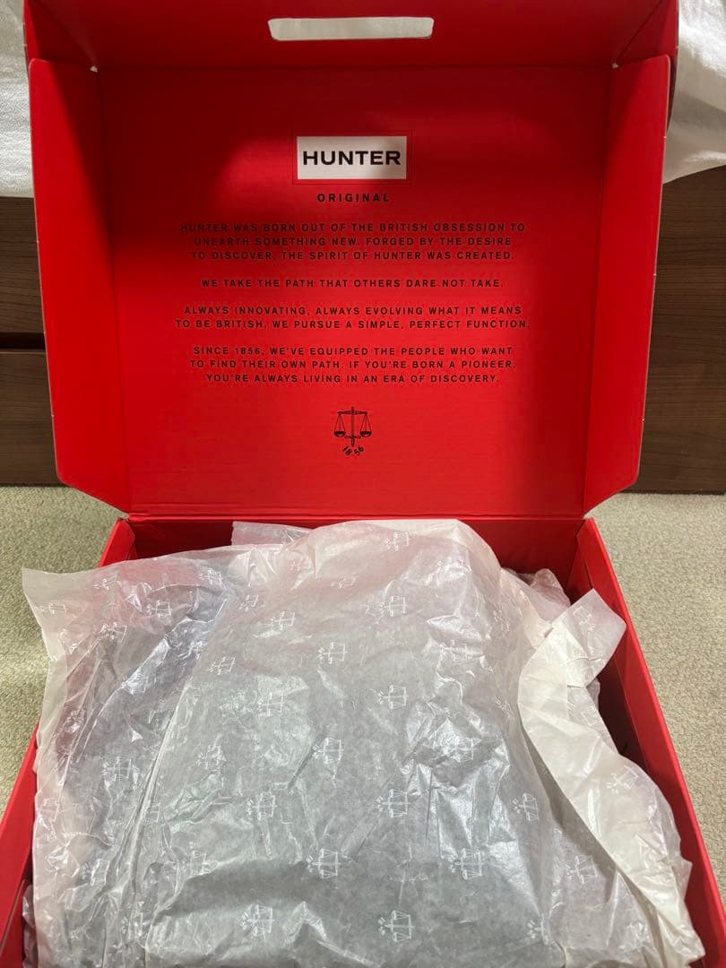 再✨お値下げ✨HUNTER ブラック レインブーツ　ミドル丈