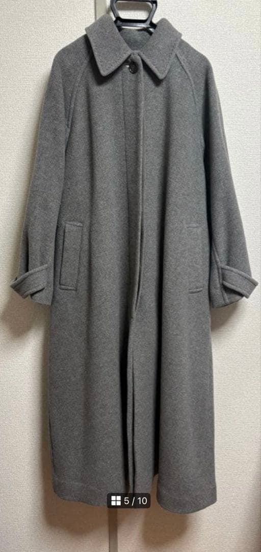 最終価格 FRAY I.D 2020aw バルマカンロングコート　グレー