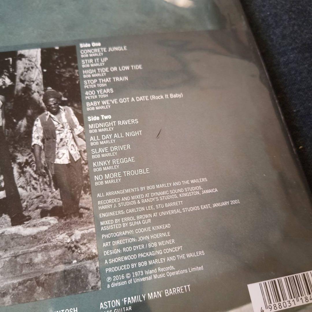 bob marley catch a fire レコード レア盤 未使用