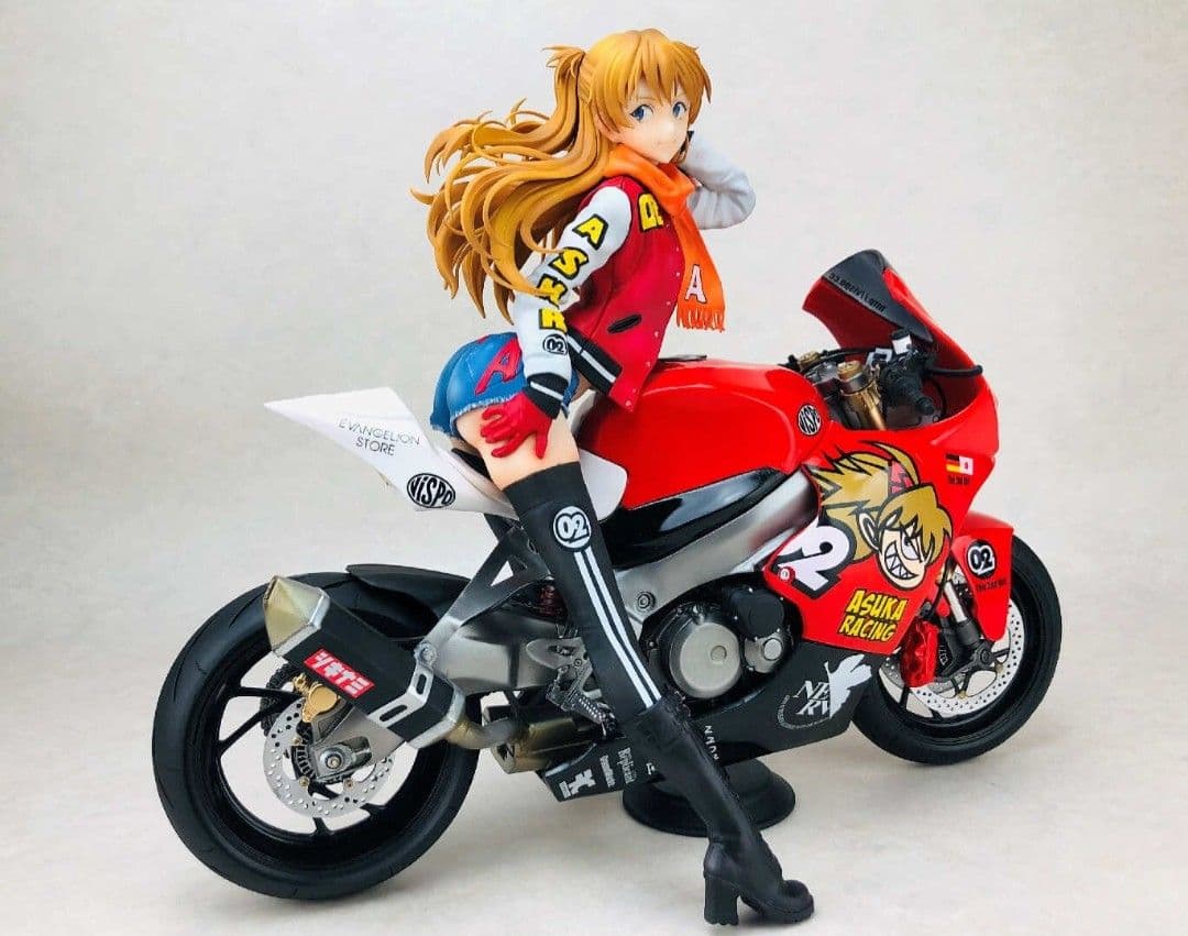 新品未使用　1/6　女性＆バイク　スタチューフィギュア　完成品　アスカ