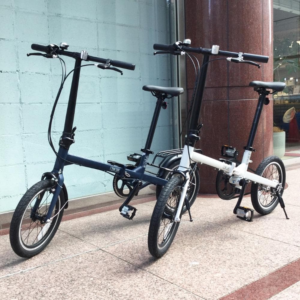 【無印良品】MUJI 16インチ 折りたたみ自転車【ネイビー】