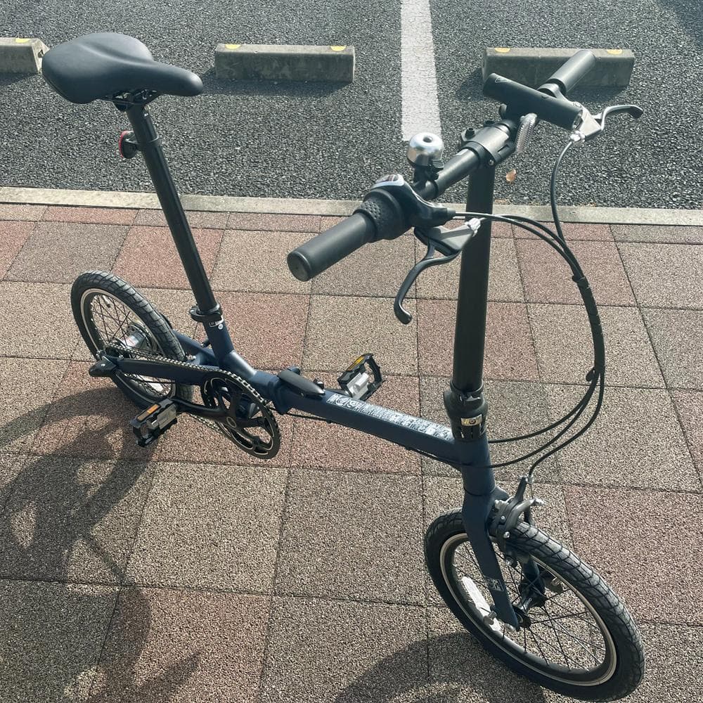 【無印良品】MUJI 16インチ 折りたたみ自転車【ネイビー】