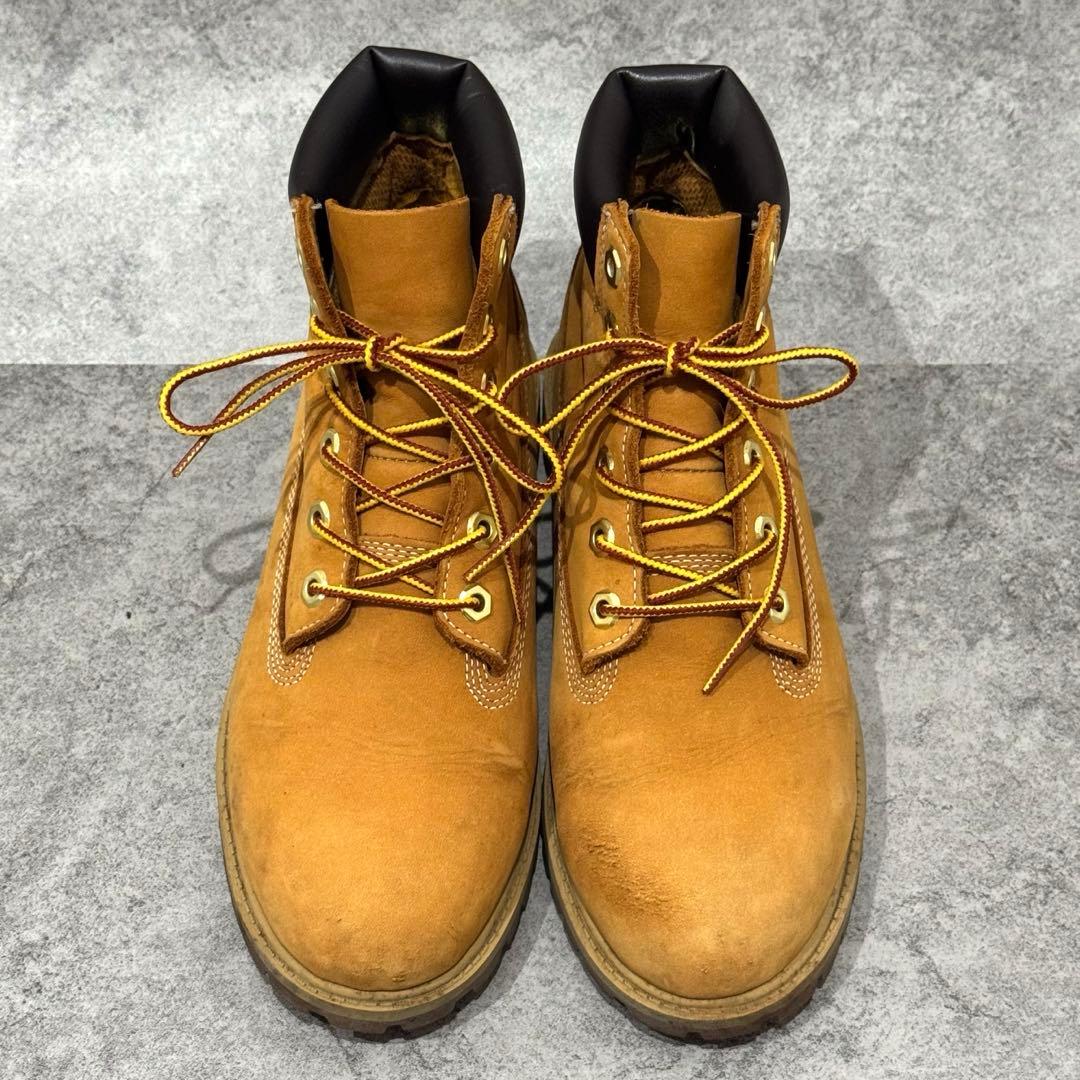 【大人気】Timberland 24 6インチプレミアム　イエローブーツ　レザー