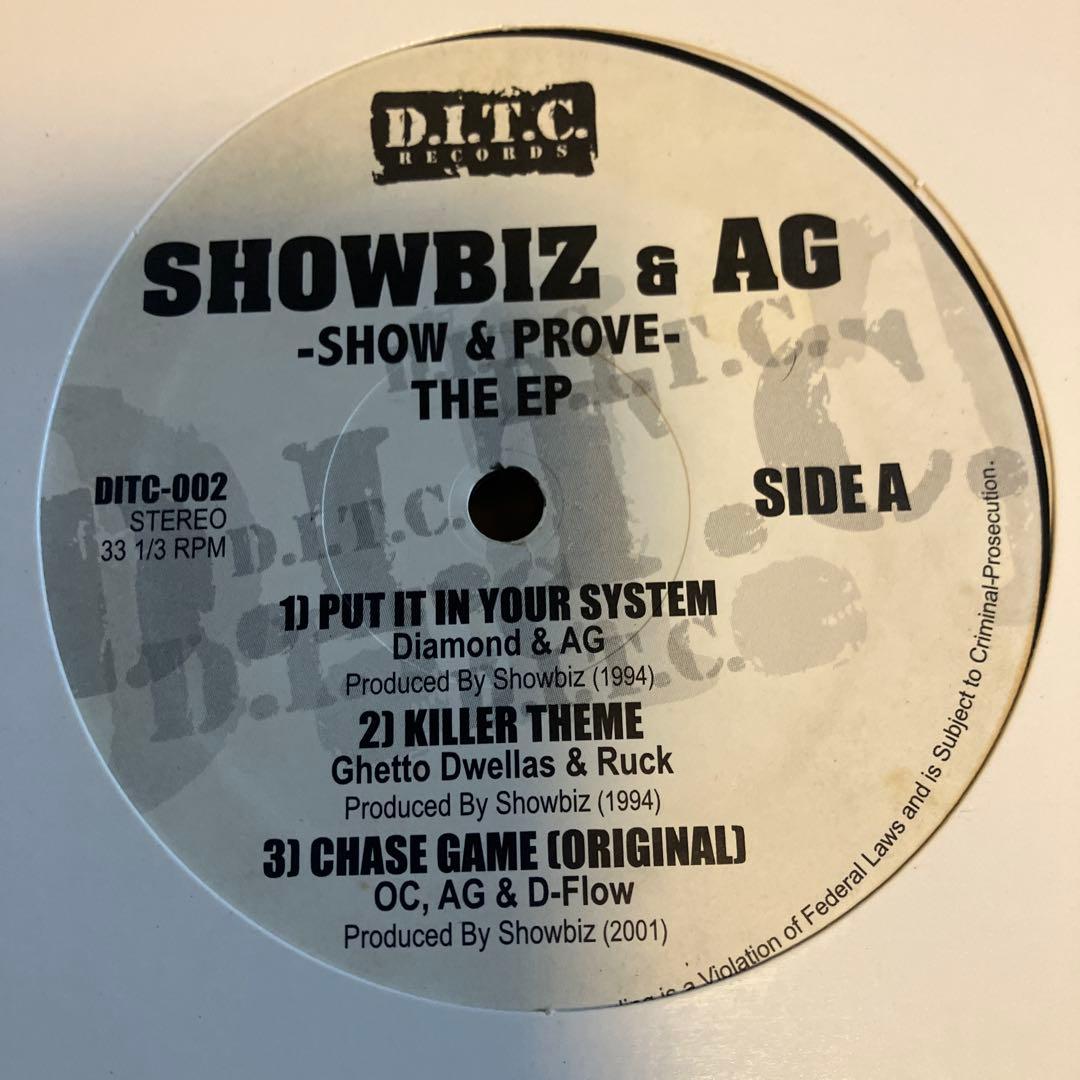 SHOWBIZ&AG LP&12inc 8枚set HIPHOP