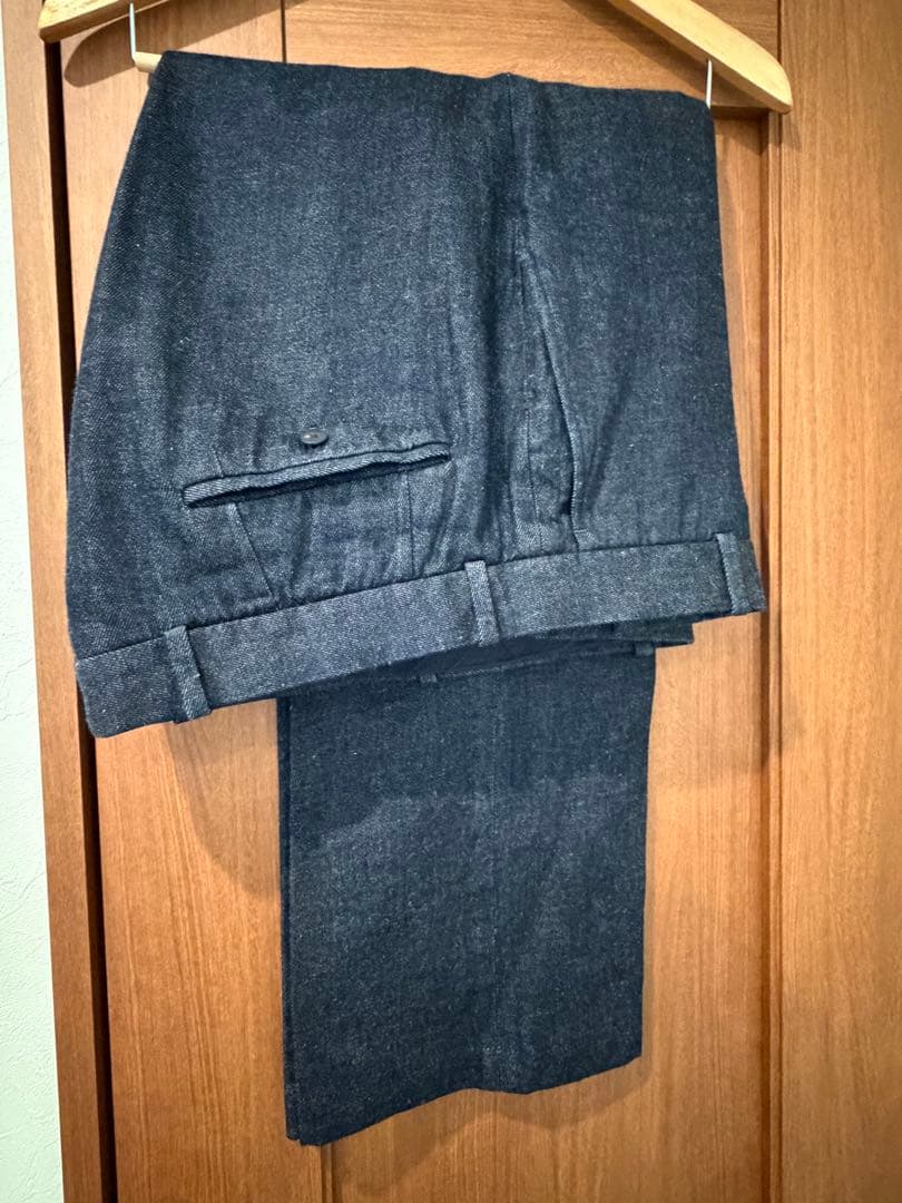 UNITED ARROWS Denim DBスーツ コットンリネン サイズXL
