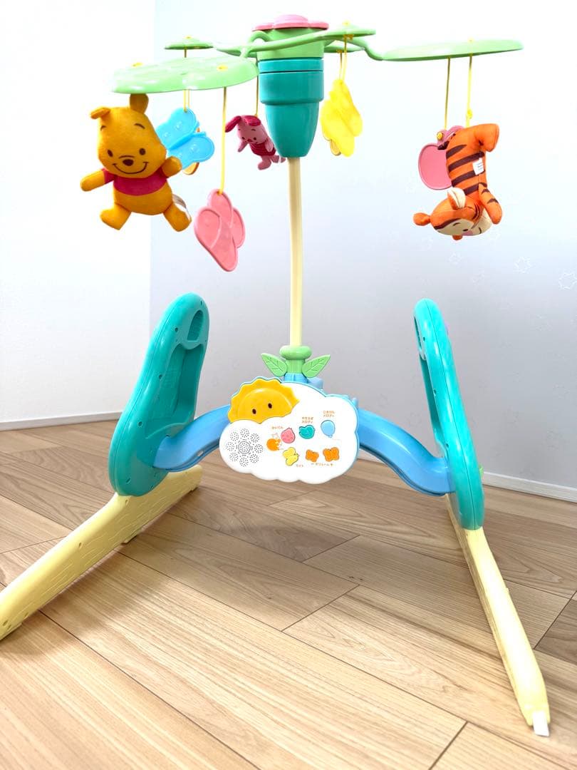 【動作確認済】くまのプーさん 6WAY ジムにへんしんメリー プーメリー