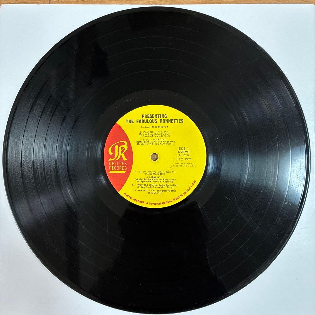 ロネッツ 名盤 レコード USモノ盤 キャピトルクラブイシュー