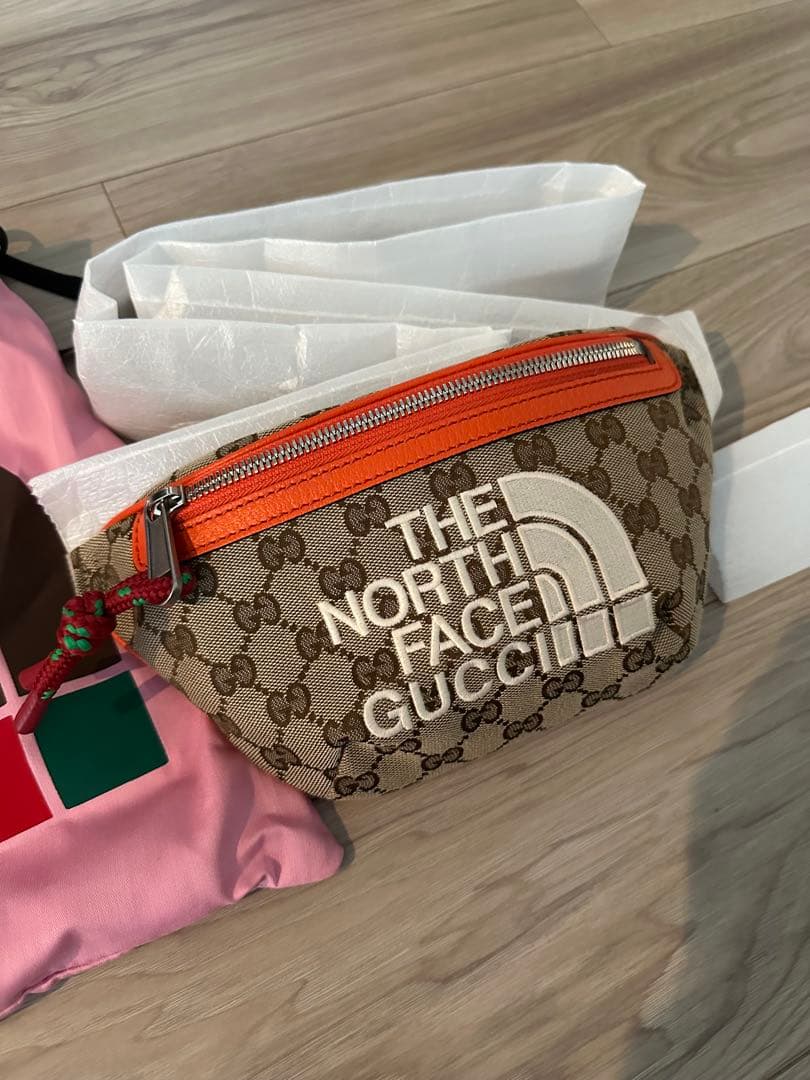 GUCCI x THE NORTH FACE ウエストポーチ コラボ