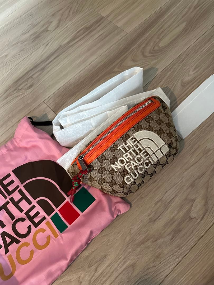 GUCCI x THE NORTH FACE ウエストポーチ コラボ