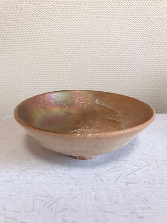 抹茶茶碗　萩焼　平茶碗