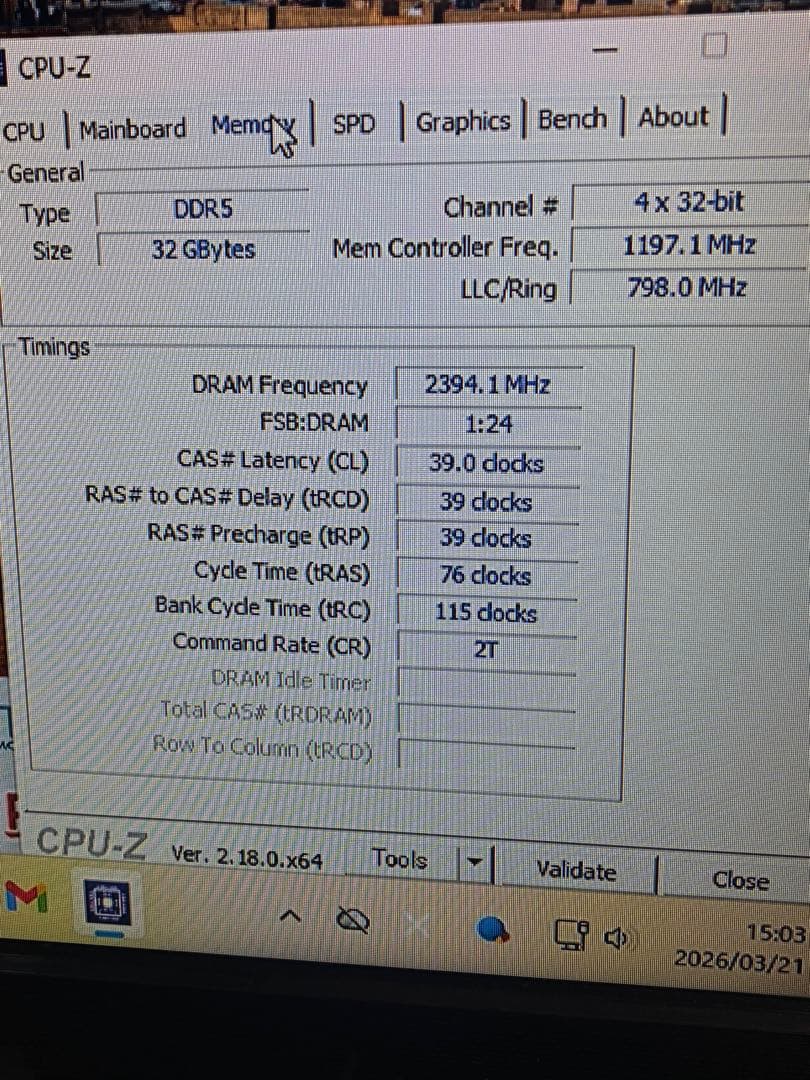 KINGMAX DDR5 32GB（16GB×2枚）デスクトップ用メモリー