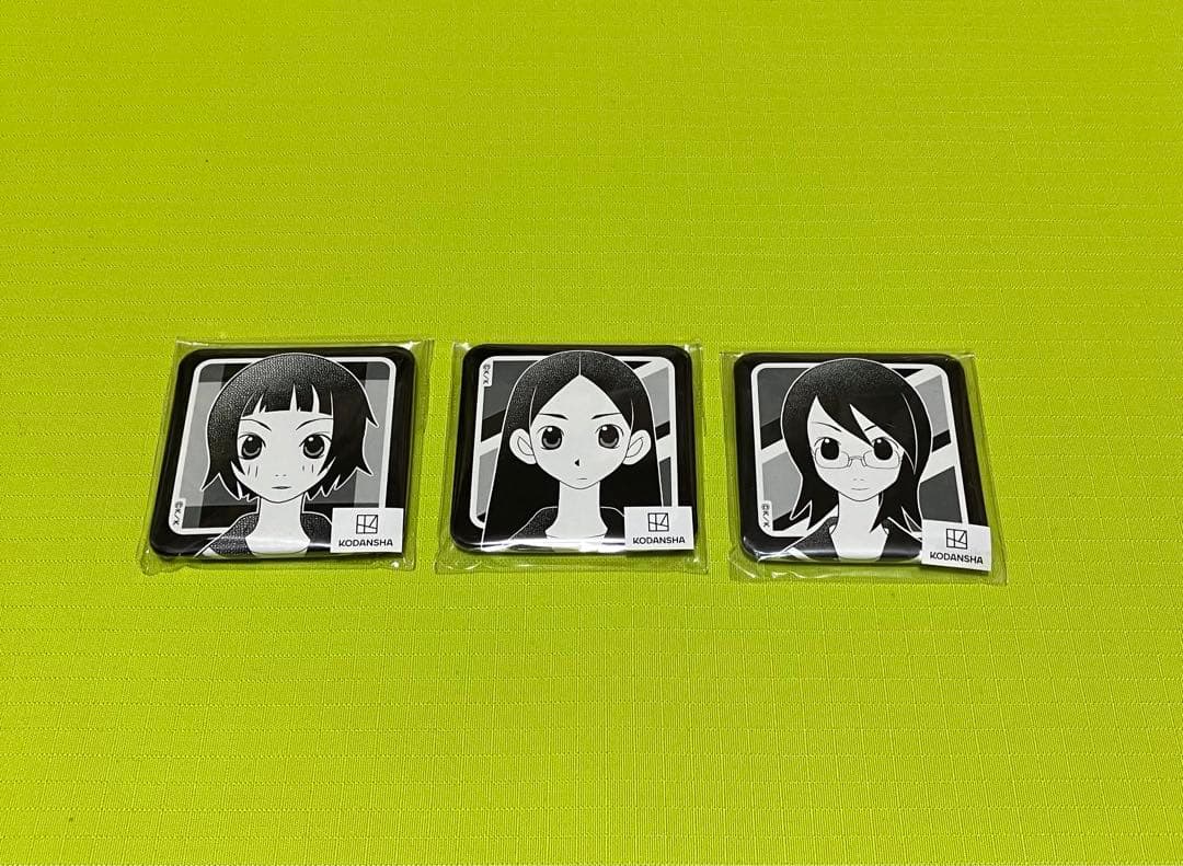 さよなら絶望先生　くじメイト　アクリルキーホルダー　缶バッジ　7種セット
