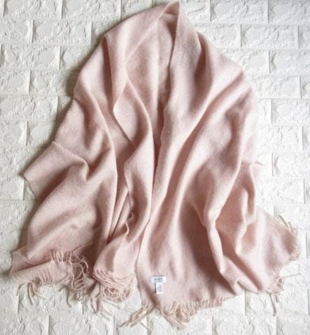 ROPE’ ロペ 上質 ふんわりカシミヤ ウール大判 ストール ショール ピンク