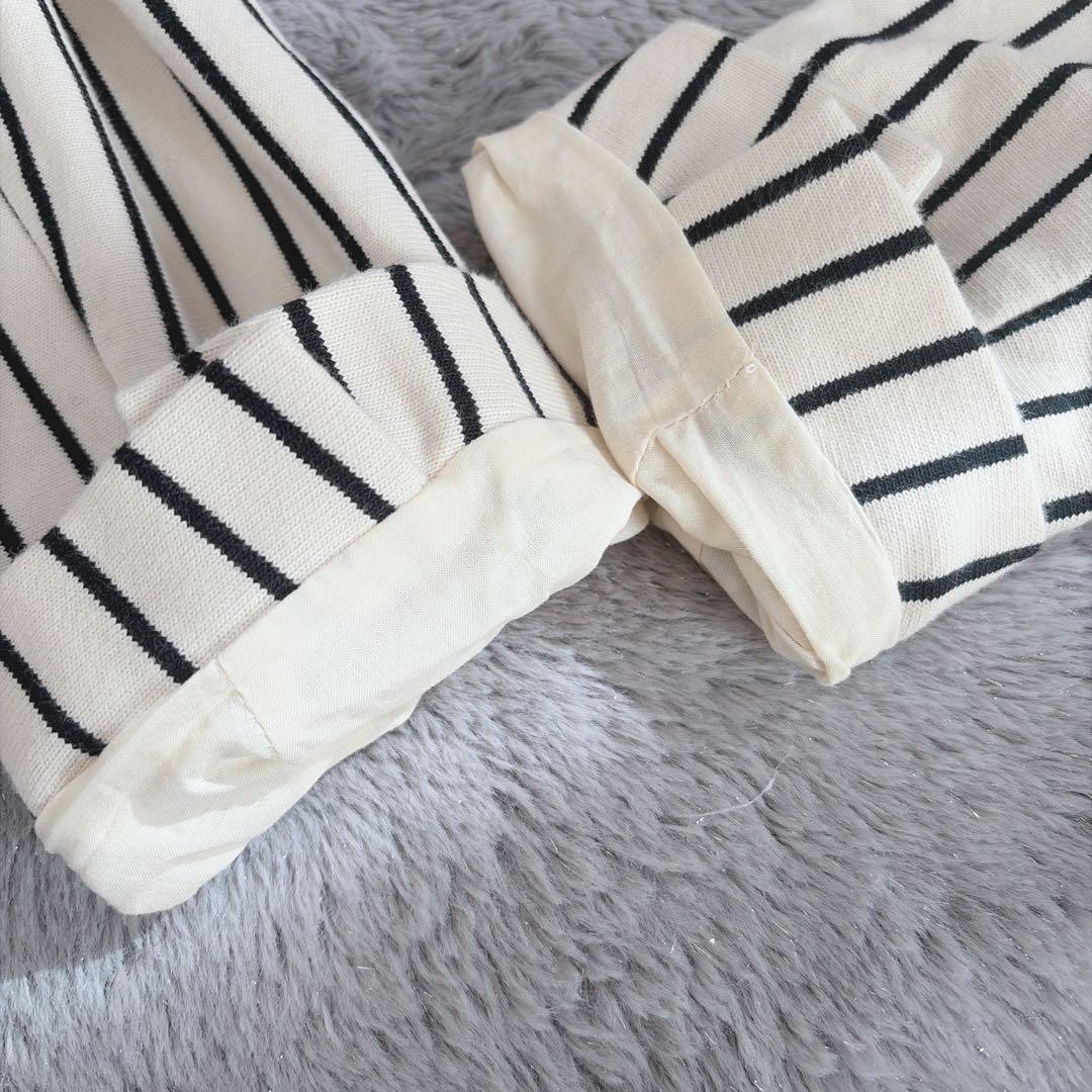 【ポロラルフローレン】美品✨ストライプ コットンジャケット ブレザー エンブレム