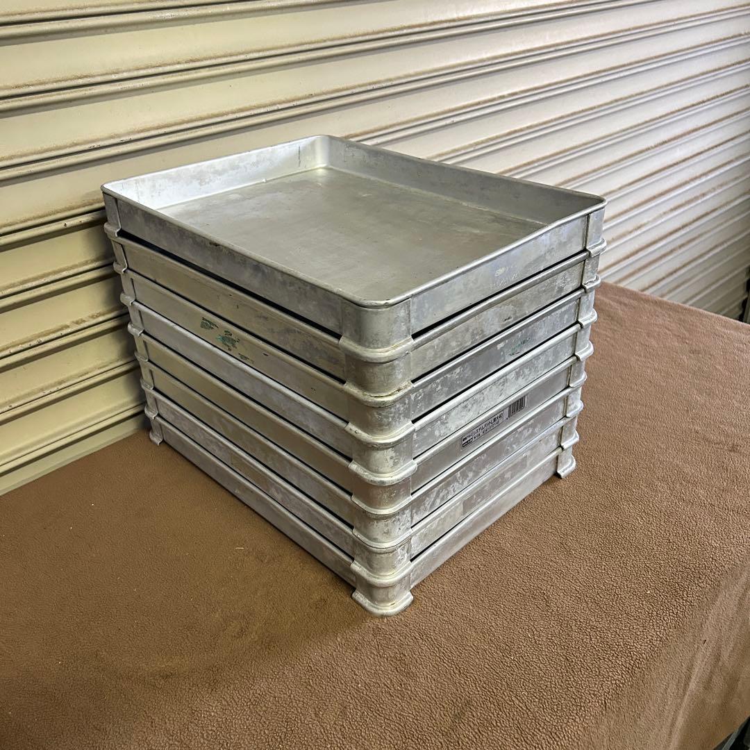 CL77★アルミ製★ 餃子バット バット 8個 調理器具 業務用 厨房用 367