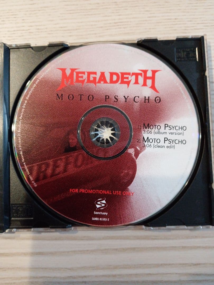 Megadeth Moto Psycho (プロモーション用)　メガデス