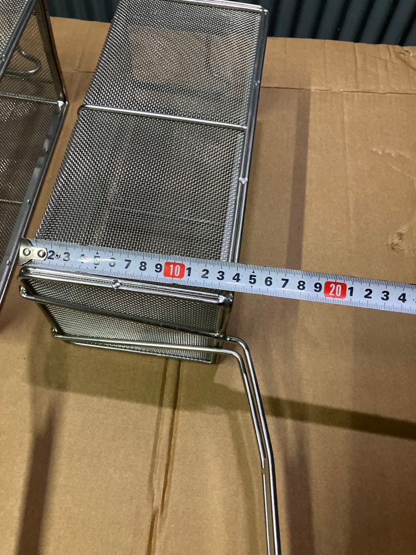業務用 残2個 フライヤーカゴ SUS304ステンレス ２個セット18-8
