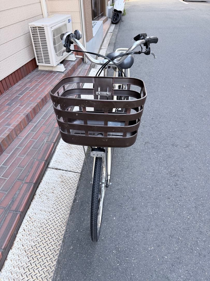 大阪府　ヤマハ 電動アシスト自転車 前バスケット付き