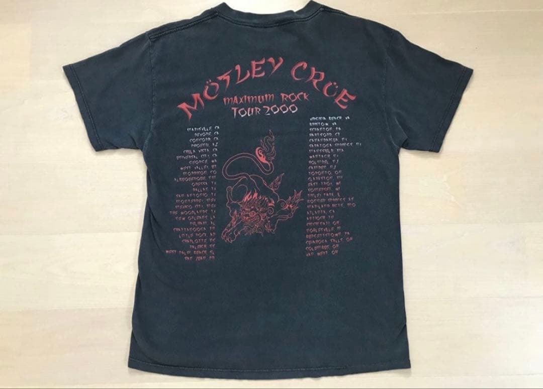 MÖTLEY CRÜE Tシャツ　ヴィンテージ Lサイズ　モトリークルー