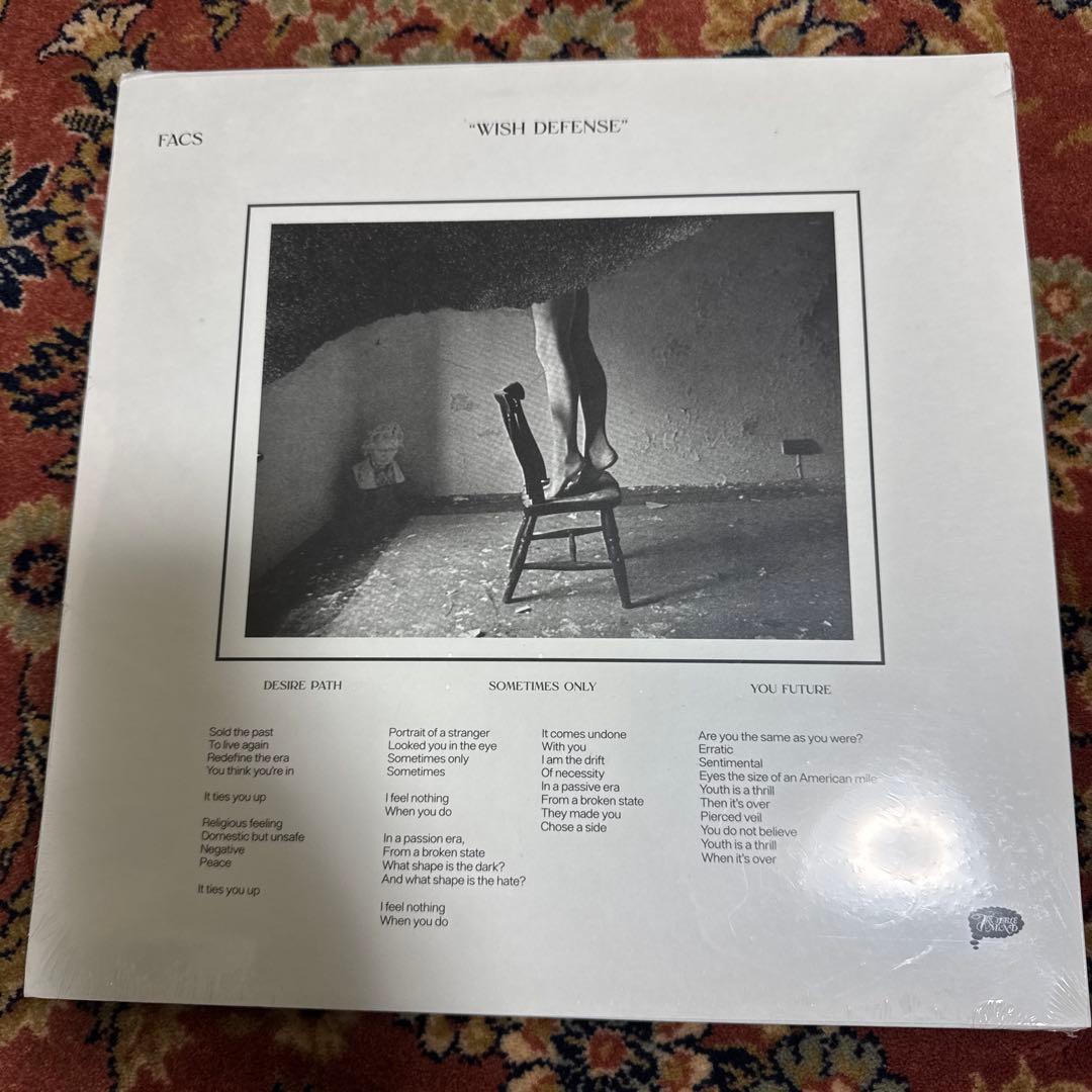 新品未開封 FACS WISH DEFENSE LP レコード