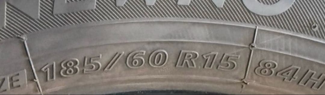24年製 BSブリヂストンNEWNO 185/60R15 4本 送料無料