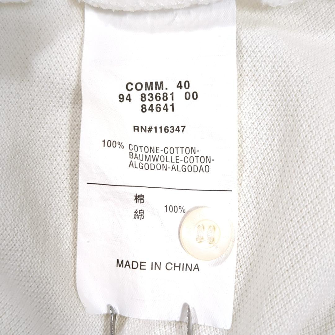 MONCLER モンクレール ポロシャツ 半袖 ワッペン ホワイト レディース