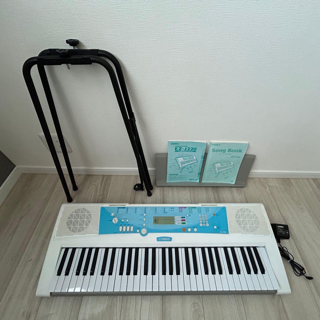 YAMAHA EZ-J220 デジタルキーボード スタンド付き