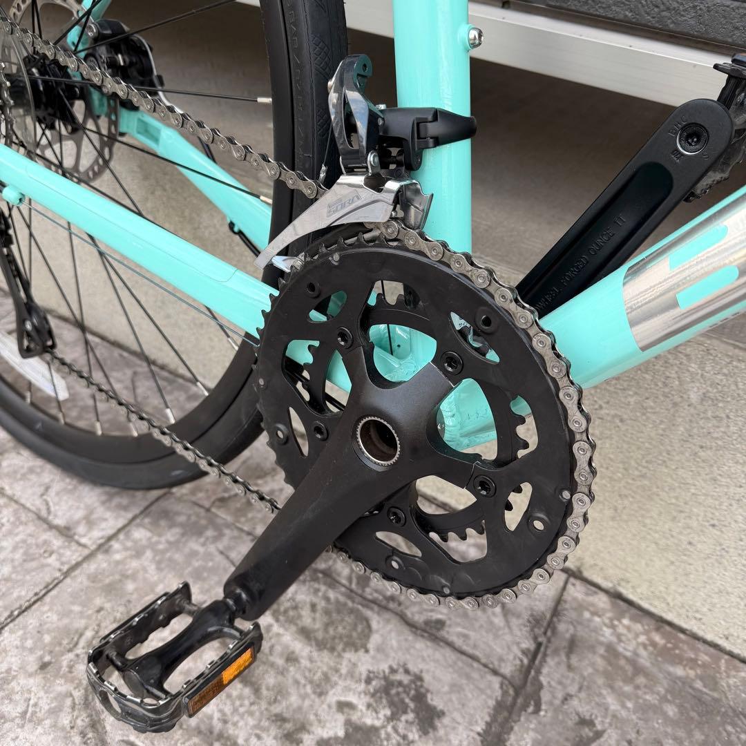 パ*ん様 BIANCHI VIANIRONE7DISC チェレステ/チタニウムシ