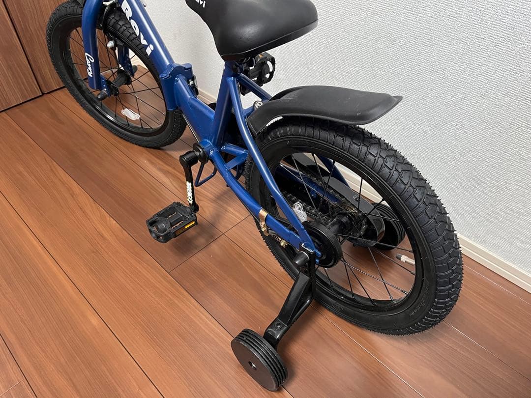 【ほぼ未使用】Ravi Carry 14インチ 折りたたみ自転車　ブルー