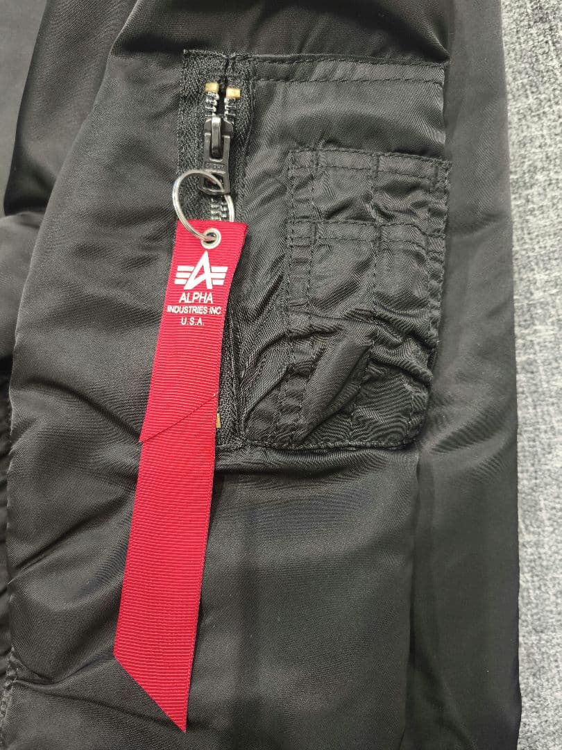 ALPHA INDUSTRIES MA-1 フライトジャケット ブラック S