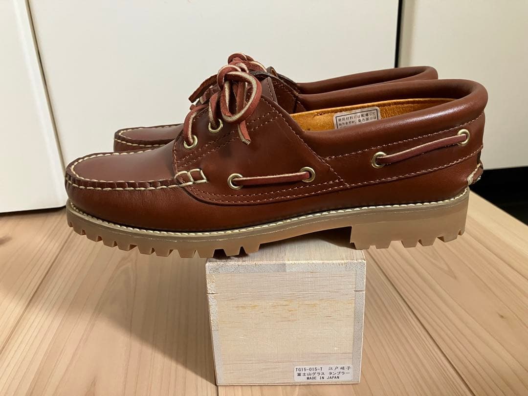 REGAL COUNTRY デッキシューズ3eye モカシン 茶